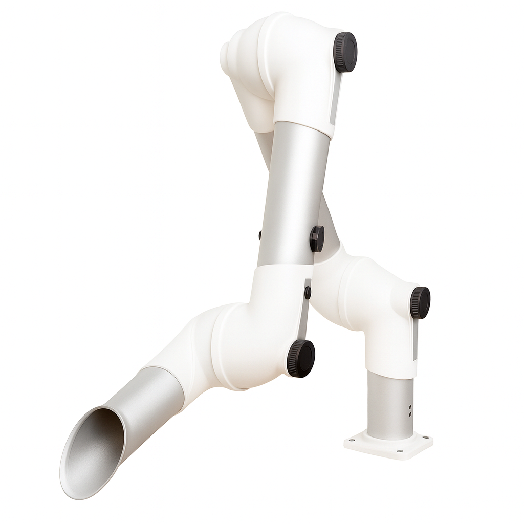 Movex MEB 1650-100 4" x 66" Long fume extractor arm