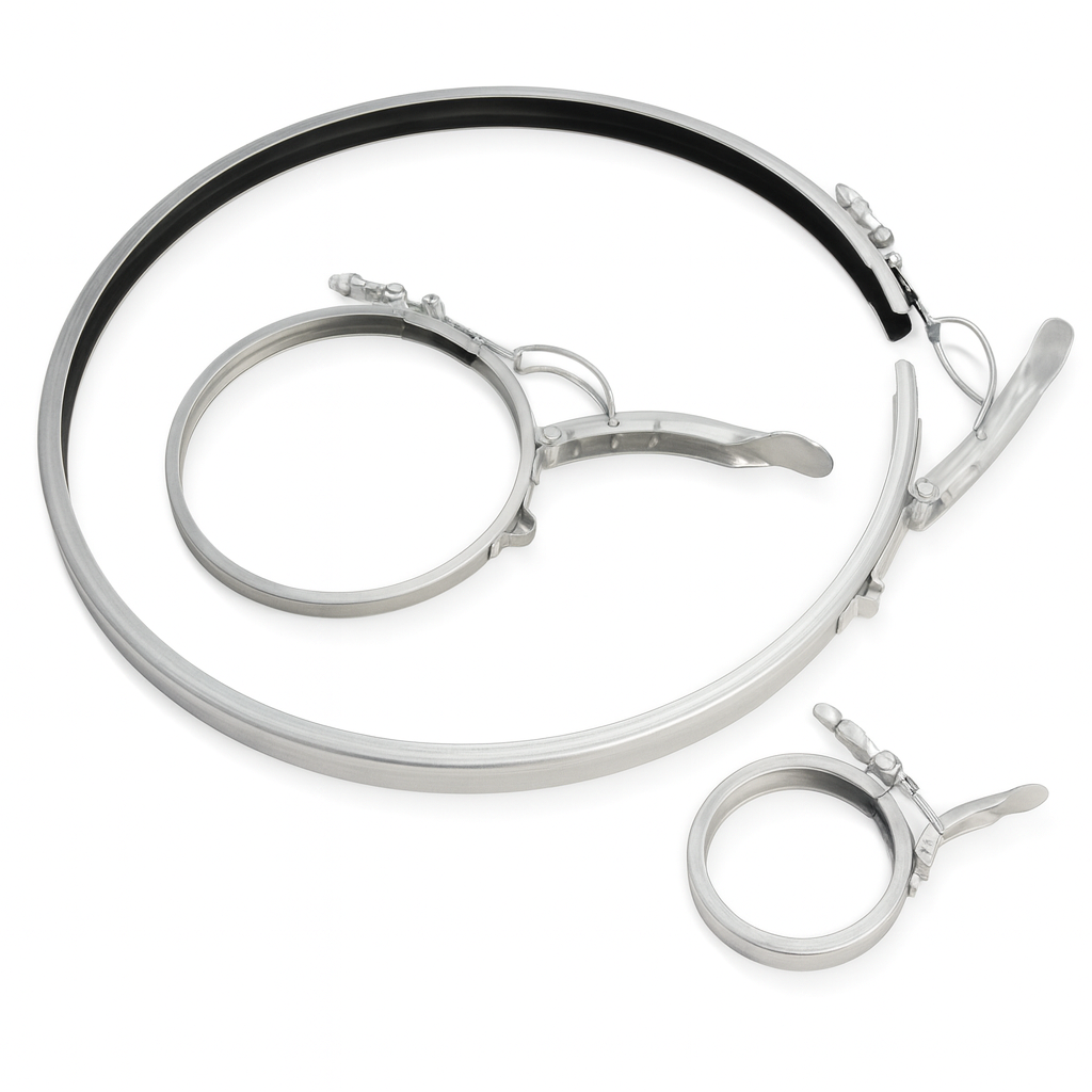 U-Duct - Duct Clamp for Clamp-together Duct (Compatible with Nordfab, Quick-fit, Coima Duct, QF, KB, US Duct, Ducts Inc.)
