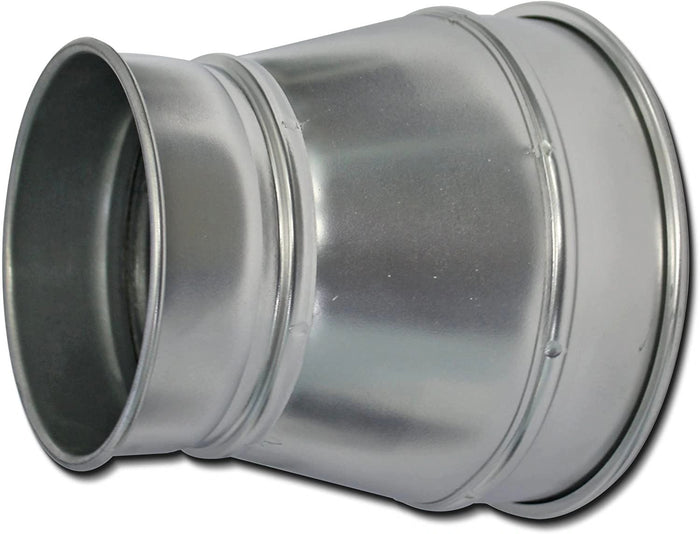 U-Duct -Reducer Fitting, Dust Collection Ductwork , Clamp-together Duct (Compatible with Nordfab, Quick-fit, QF, KB, US Duct, Ducts Inc., & Grizzly Duct)