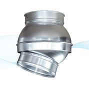 U-Duct -Ball Joint, Dust Collection 3" Through 12", Clamp-together Duct (Compatible with Nordfab, Quick-fit, QF, KB, US Duct, Ducts Inc., Grizzly Duct)