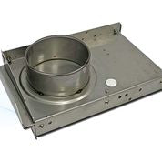 U-Duct -Blast Gate-Galvanized with Ultra Low Leakage with UHMW Seals 3" TO 22"