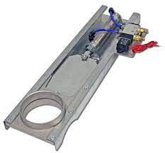 U - Duct Blast Gate Automatic Die Cast Aluminum Pneumatic 3" to 24"