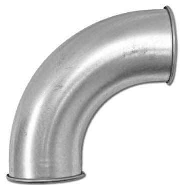 U-Duct - Elbow, 90 degree 1.5 Centerline Radius, for Clamp-together Duct (Compatible with Nordfab, Quick-fit, Coima Duct,QF, KB, US Duct, Ducts Inc.)