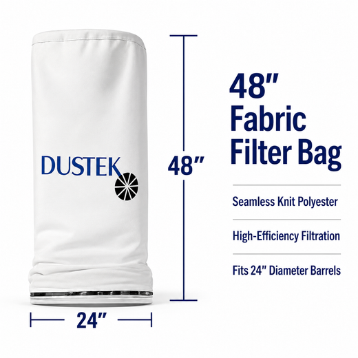 DUSTEK 48" Fabric Filter Bags
