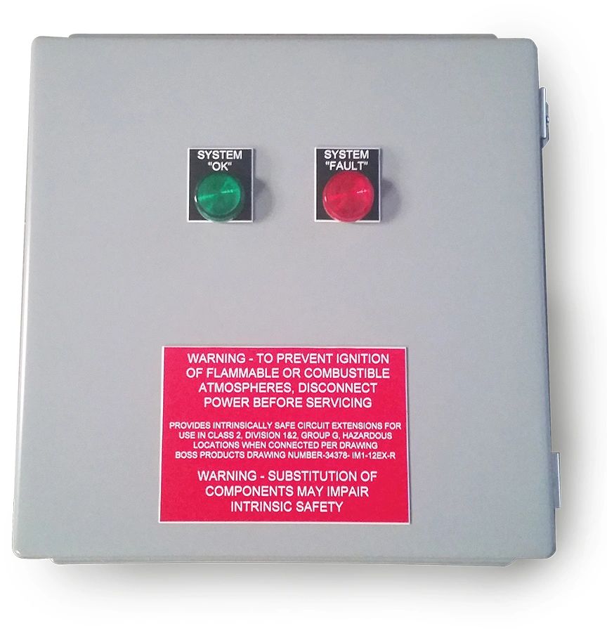Control panel view of EcoMaxx - No Return Valve (NRV) - with NFPA 69-2014 Controls Pkg.