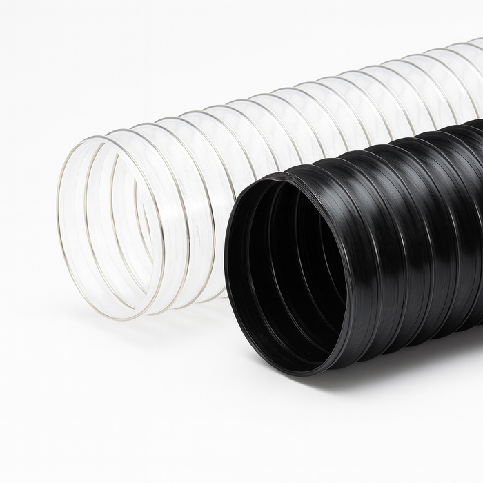 3" x 10' -Urethane Dust Collection Hose - (Specify Hose Wall Thickness and Color)
