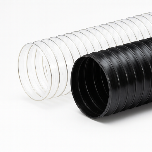 2" x 10' -Urethane Dust Collection Hose - (Specify Hose Wall Thickness and Color)