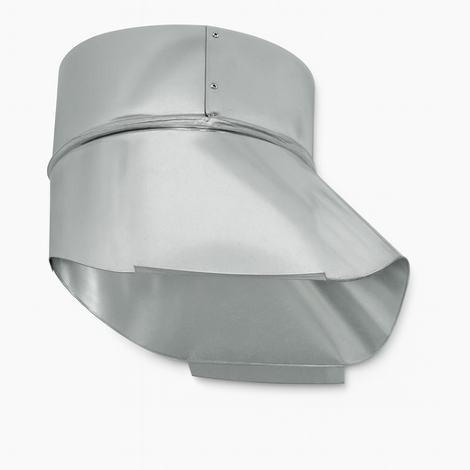 90 degree 4" through 18" In-cut saddle Shoe Tap Galvanized steel construction. Saddles are universal fit. Male tap end fits INSIDE spiral pipe. Dust collection HVAC