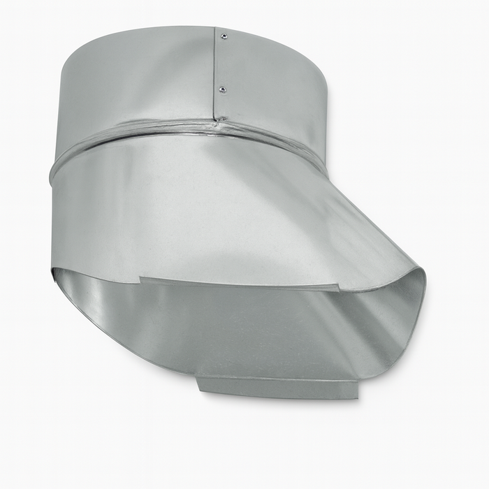 90 degree 4" through 18" In-cut saddle Shoe Tap Galvanized steel construction. Saddles are universal fit. Male tap end fits INSIDE spiral pipe. Dust collection HVAC