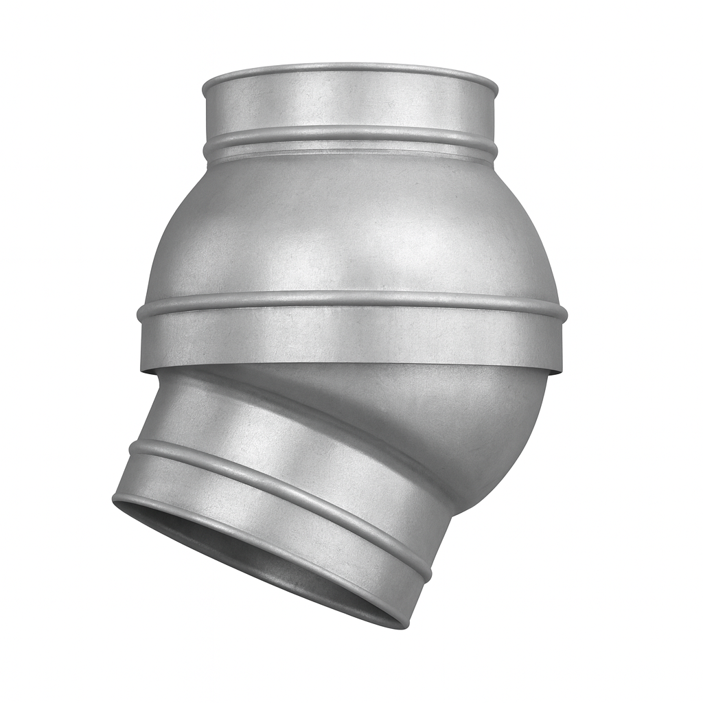 U-Duct -Ball Joint, Dust Collection 3" Through 12", Clamp-together Duct (Compatible with Nordfab, Quick-fit, QF, KB, US Duct, Ducts Inc., Grizzly Duct)