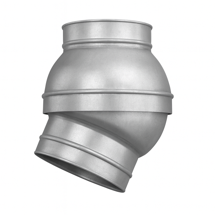 U-Duct -Ball Joint, Dust Collection 3" Through 12", Clamp-together Duct (Compatible with Nordfab, Quick-fit, QF, KB, US Duct, Ducts Inc., Grizzly Duct)
