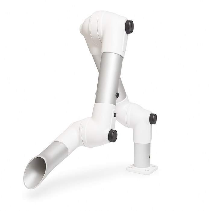 Movex MEB 1300-50 Table mounted 2" x 50" Long fume extractor arm