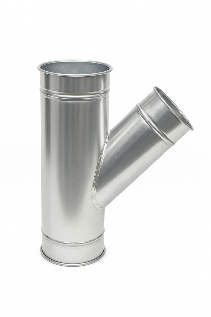 U-Duct - Single Branch Fitting 45 Degree, Dust Collection 12" through 18" 45 degree, (Compatible with Nordfab, Quick-fit, Coima Duct, QF, KB, US Duct, Ducts Inc.)