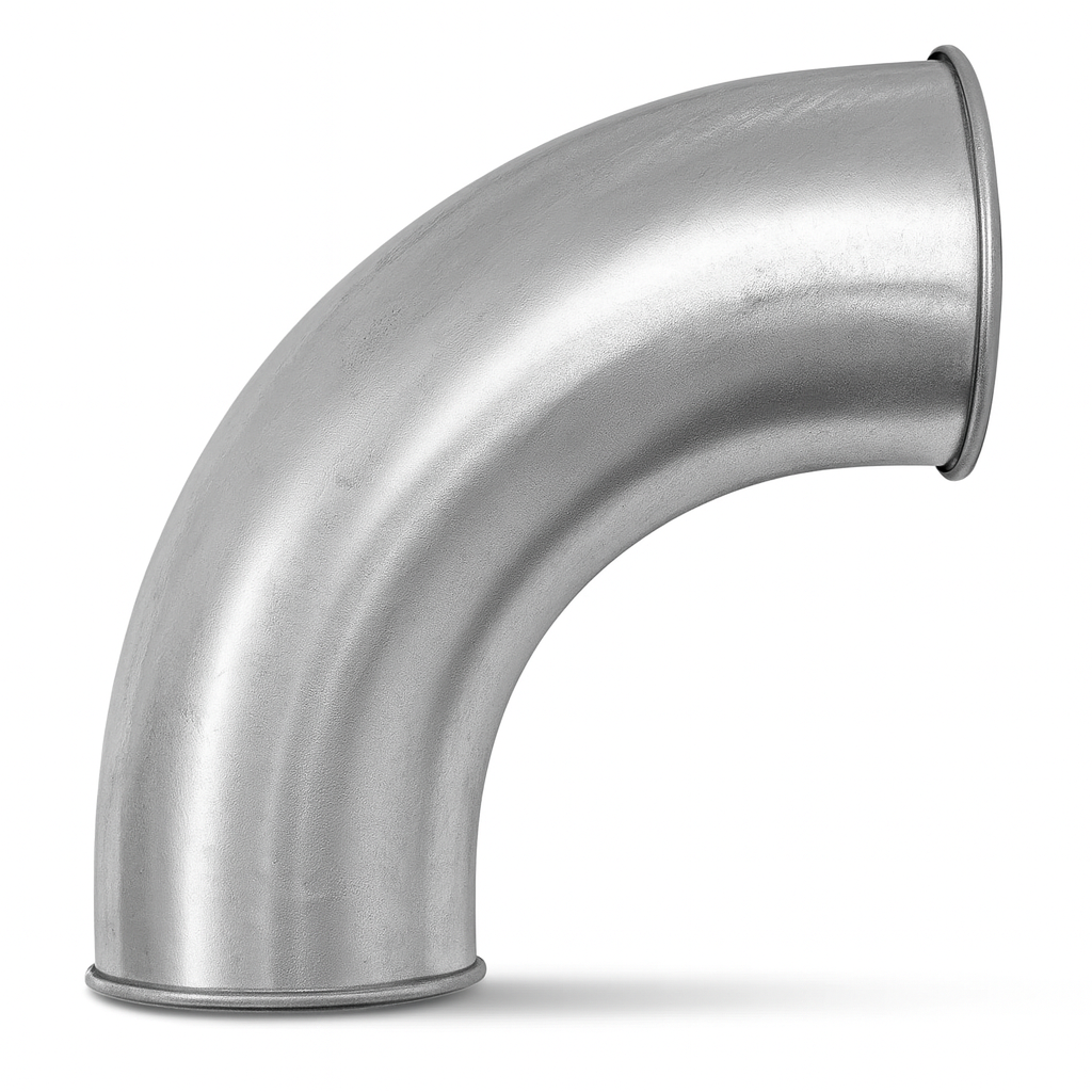 U-Duct - Elbow, 90 degree 1.5 Centerline Radius, for Clamp-together Duct (Compatible with Nordfab, Quick-fit, Coima Duct, QF, KB, US Duct, Ducts Inc.)