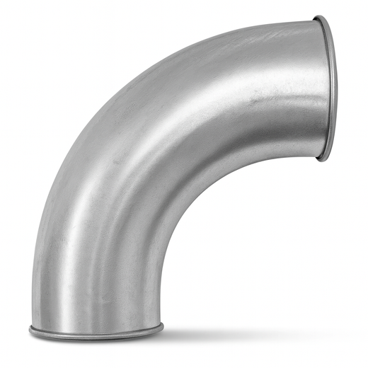 U-Duct - Elbow, 90 degree 1.5 Centerline Radius, for Clamp-together Duct (Compatible with Nordfab, Quick-fit, Coima Duct, QF, KB, US Duct, Ducts Inc.)